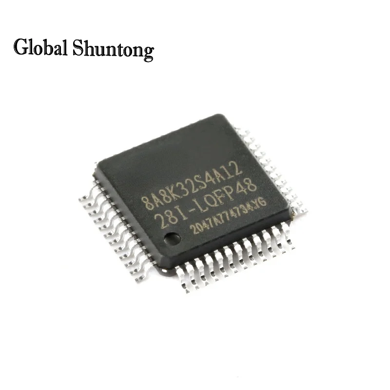 2Pcs New original 8A8K32S4A12-28I-LQFP48 MCU8051 Microcontroller chip In stock