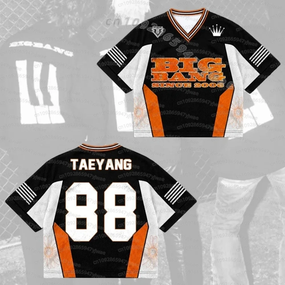 2026 MEN WOMEN BIGBANG 2026 World Tour Cosmos Mixed Mesh Jersey Gift For FANS Short Sleeve Jersey Short Sleeve Beach  T-Shirt