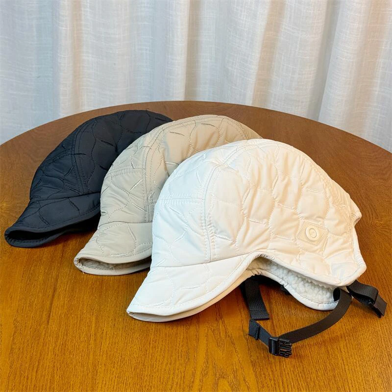 Winter Men Women Trapper Aviator Trooper Earflap Warm Waterproof Ski Down Hat Bomber Cap Ear Protectors Hats Reversible Wearable