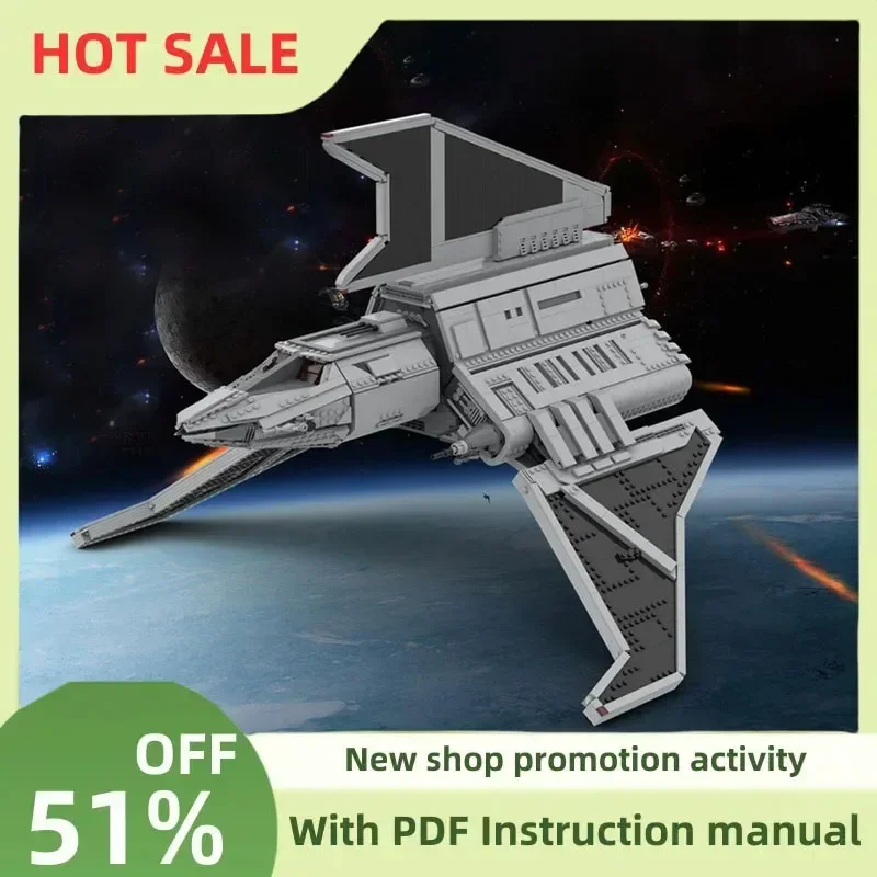 

New 4797Pcs Famous Star Battle Movie Series Moc Bad Havoc Marauder Shuttle Creative Ideas Kid Toys Birthday Gift Custom Puzzle