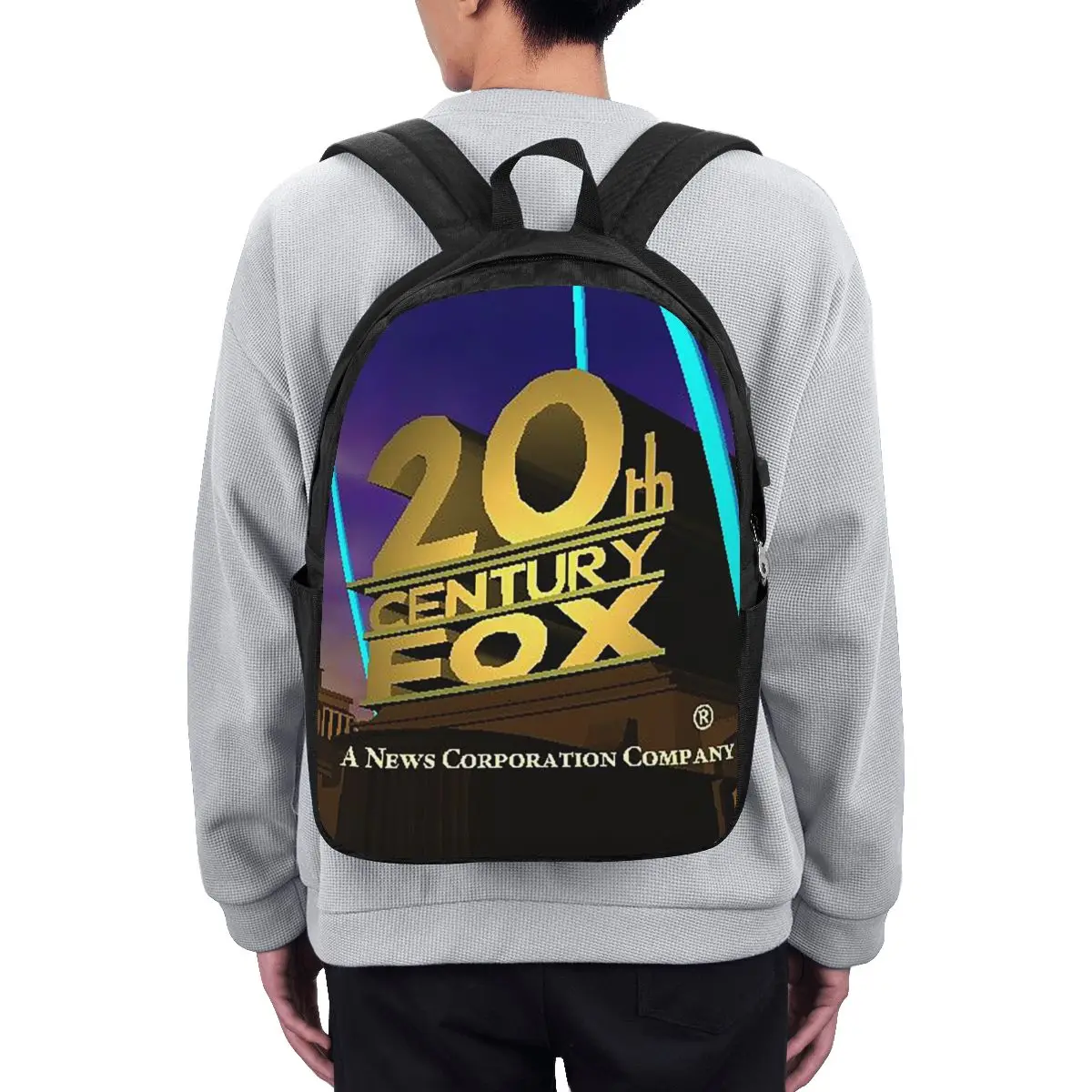 20th Century Fox Classic Backpack Travel Notebook Bag Computer College Student School Bag Laptop Shoulder Bags for Men Women