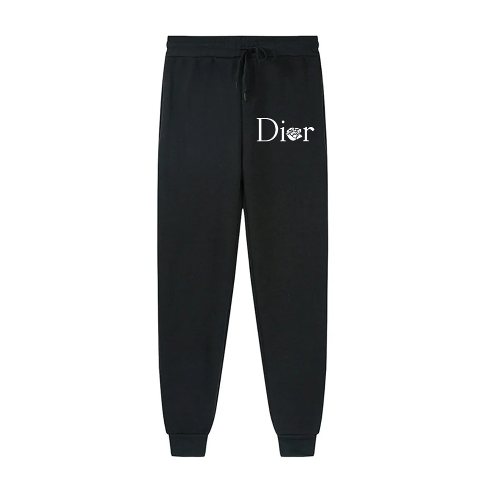 Men\'s Tracksuit Pants Jogger Track SweatpanSpring Autumn Fleece Pants Men Clothing Gym Sports Women\'s Loose Winter Trousers