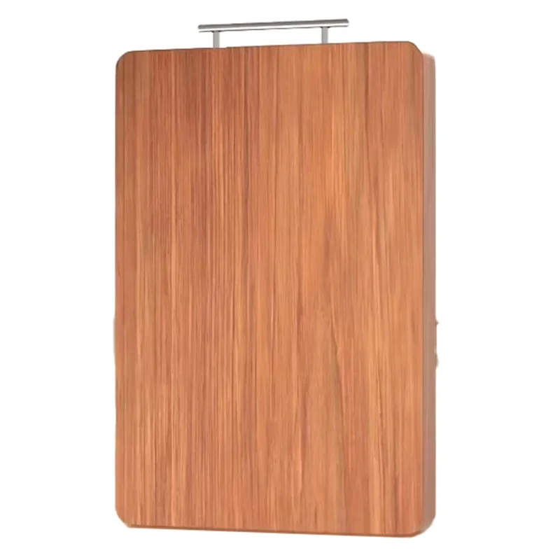 Tabla de cortar de doble cara ABFS en madera de ébano, tabla de cortar de madera maciza antibacteriana, a prueba de moho para cocina