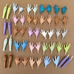 1/6 Original Monster Doll Replacement Hands And Arms White Brown Beige Green Blue Skin Tone Toys DIY Accessories