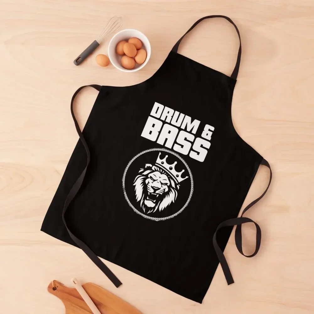 

DRUM & BASS-Lion Apron women's kitchens Kitchen Items For Cooking Apron