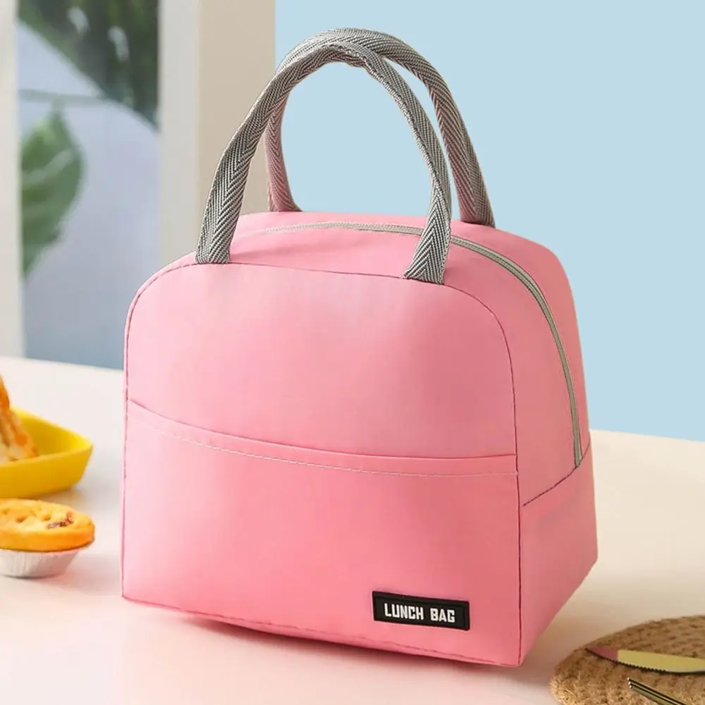 Portable Cooler Lunch Bag For Picnic Kids Student Women Travel Collapsible Thermal Breakfast Organizer Insulated Waterproof