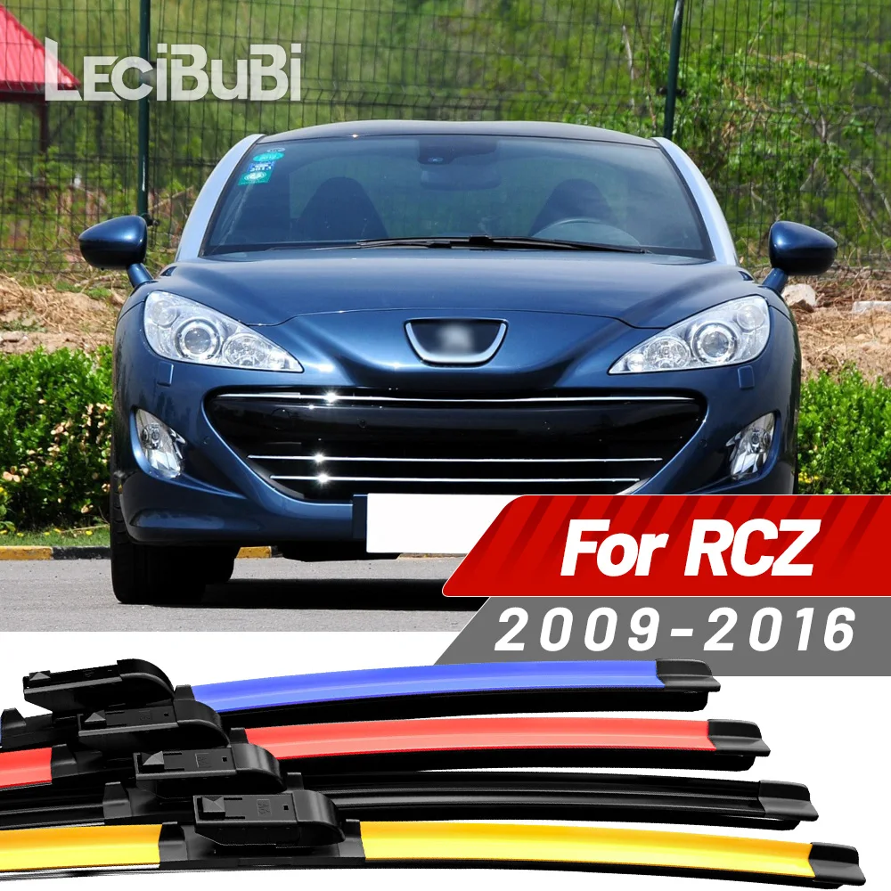

2pcs For Peugeot RCZ 2009-2016 2010 2011 2012 2013 2014 2015 Front Windshield Wiper Blades Windscreen Wipers