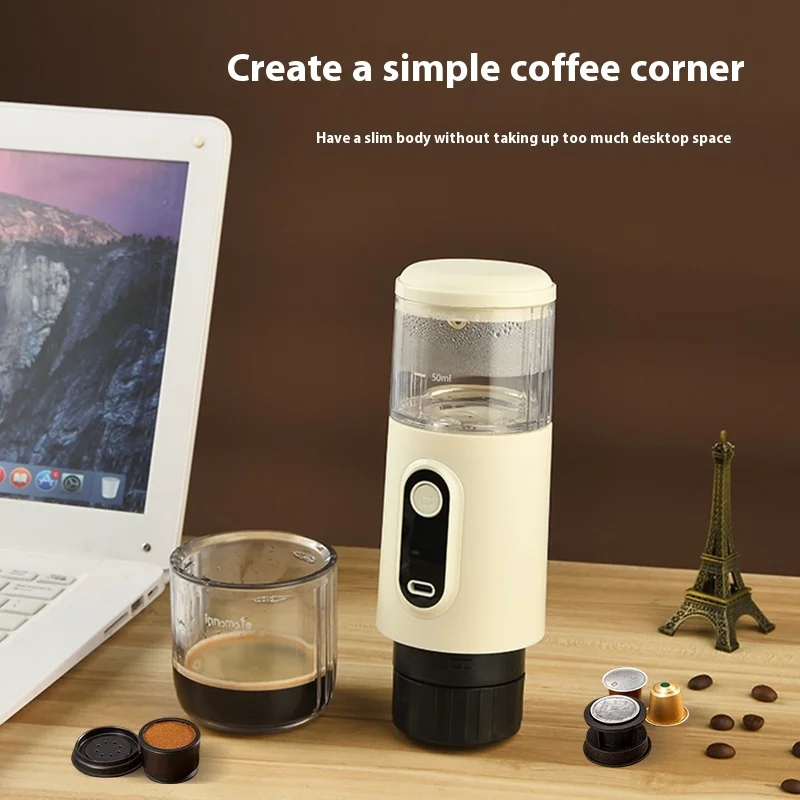 2 in 1 electric coffee grinders 100ML Wireless Small portable coffee maker Coffee Machine Electric espresso machine with grinder