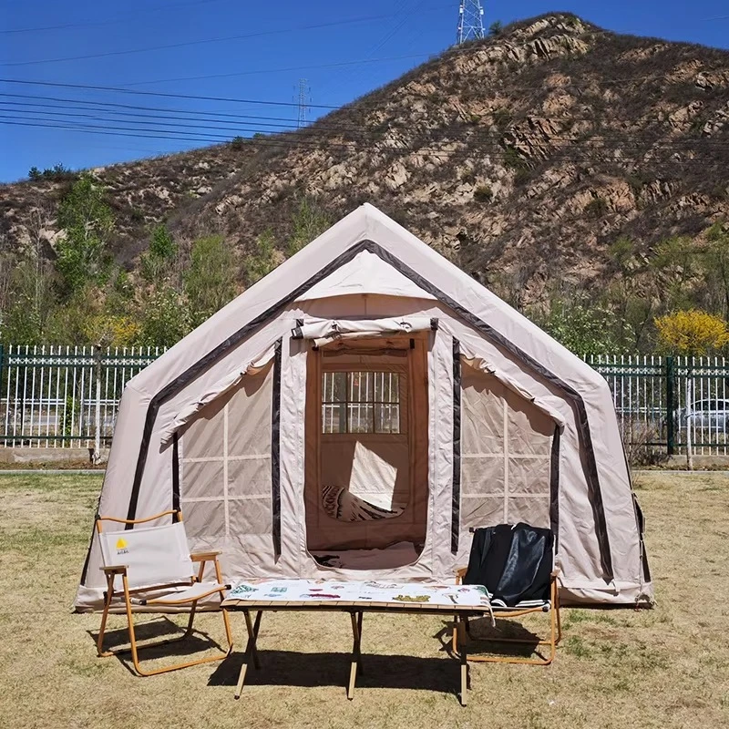 

Hot Sales Large Luxury Tent 5 6 7 Person Waterproof Durable Tent Inflatable Airtight Camping Tent for Outdoor Camping