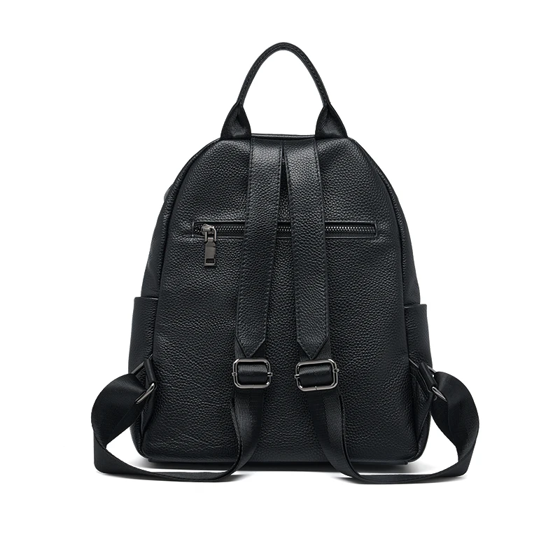 ZOOLER First Layer Genuine Leather Backpack Designed Plaid Large Capacity Backpack School Bags College Girl Hot#sc1729