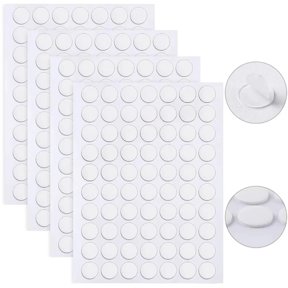 50 Dot Double Sided Adhesive Tape Stickers Removable Round Sticky Tack No Trace Small Stickers for Festival Decoration