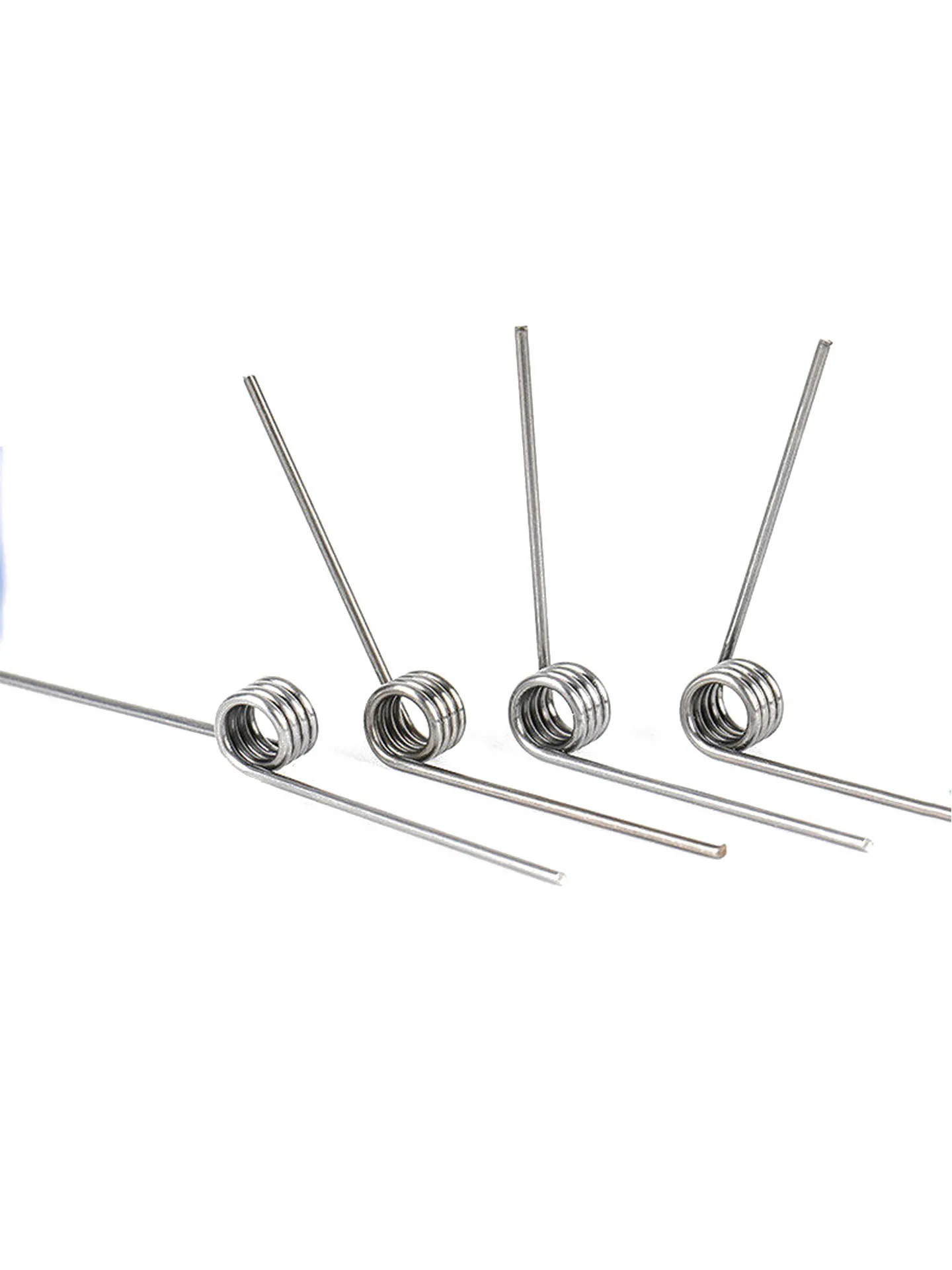 V-shaped spiral torsion spring 304 stainless steel diameter 1.2mm spiral torsion ring angle 60/90/120/180 degrees 5 pieces