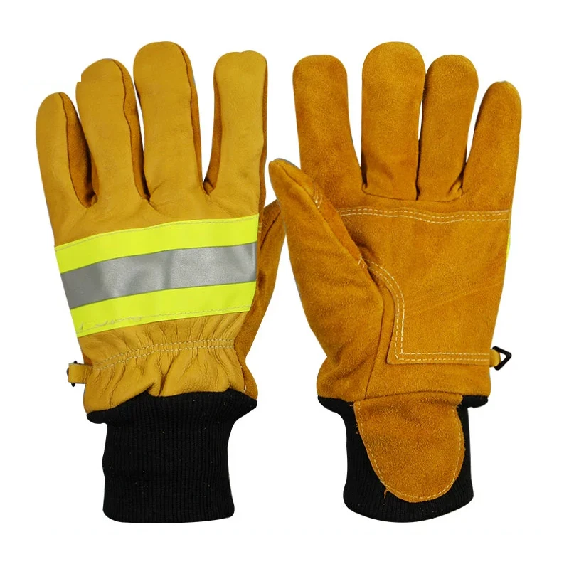 

Пожарные перчатки Спасательные теплоизоляционные огнестойкие износостойкие прочные защитные рабочие светоотражающие перчатки