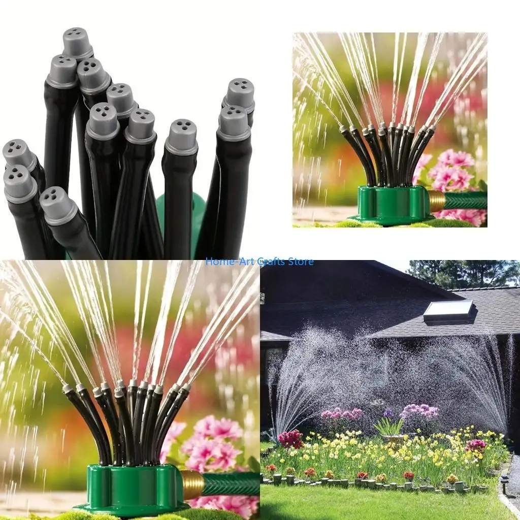 Y3NA Sprinkler Nozzle 360 Degrees Automatic Rotating Water Sprays Irrigation Supply Garden Lawn Automatic Sprinkler