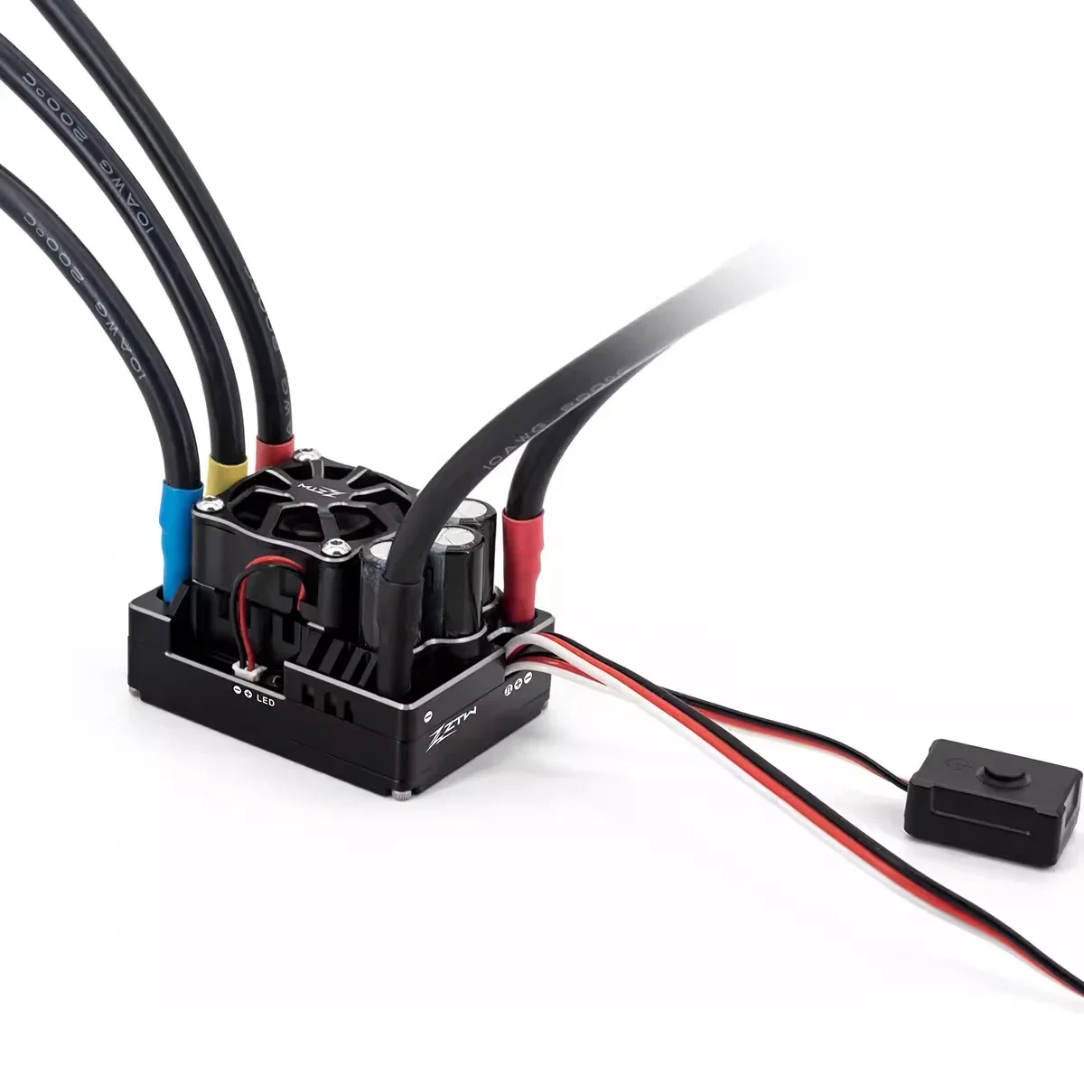 ZTW 32Bit Beast PRO 220A G2 ESC Turbo 6A BEC Brushless Speed Controller Built in Bluetooth For 1/8 RC Car Off-road On-road Buggy view 4