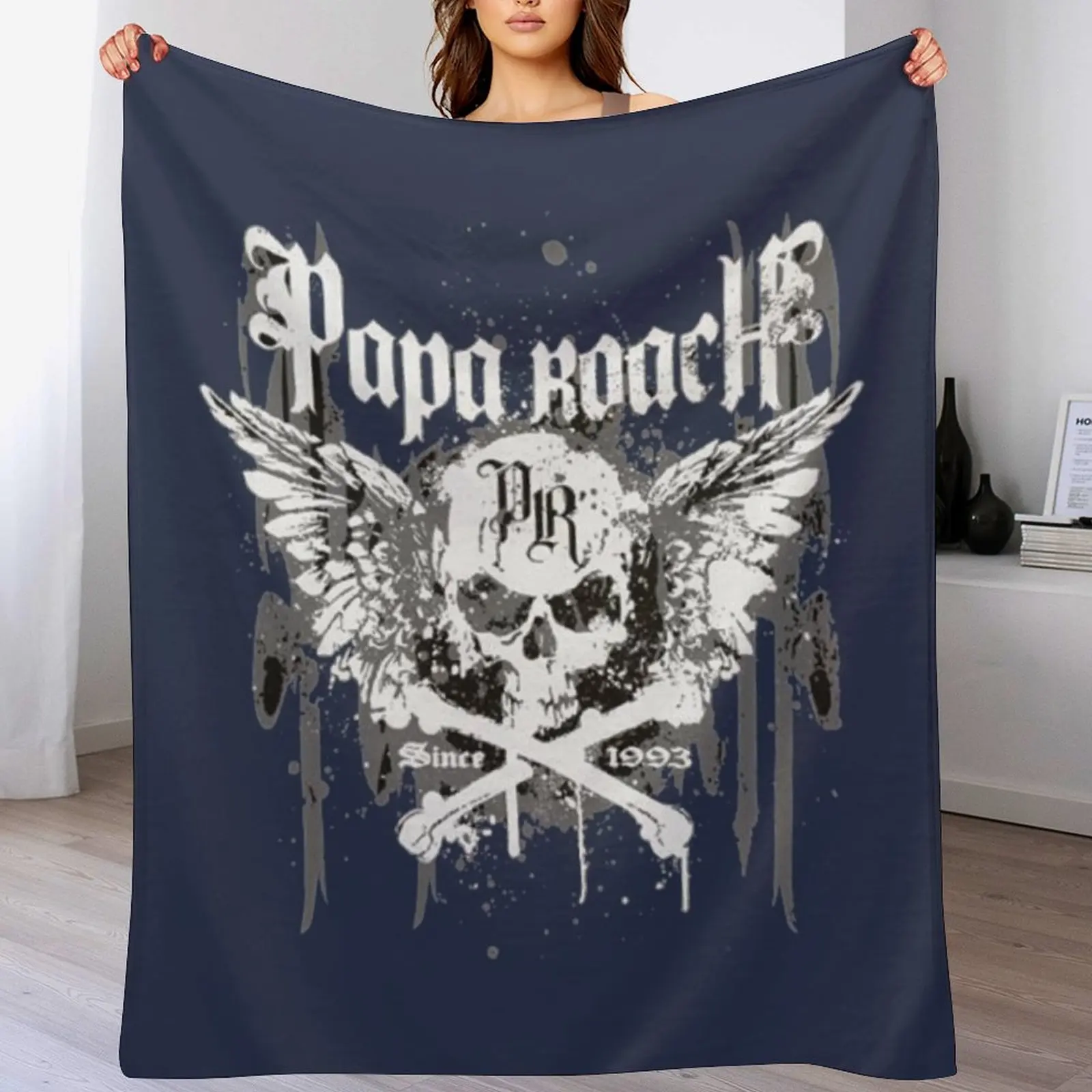 

papa roach band papa Throw Blanket Thermal For Decorative Sofa Flannels Blankets