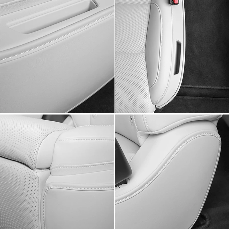 For Leading Ideal LiXiang L8 L9 2022 2023 Interior Second Row Seat Side Border Kick Pad Leather Interior Accessories