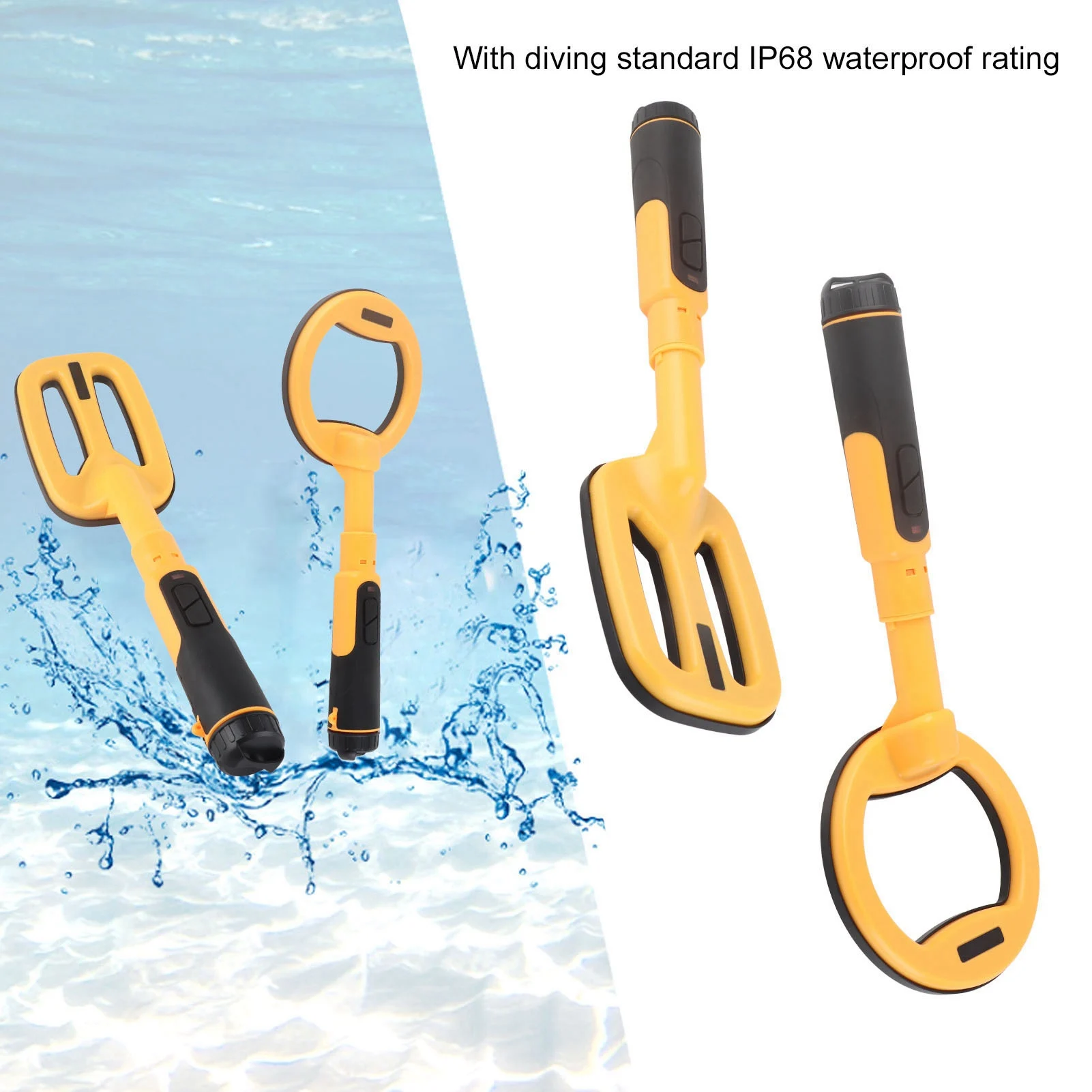 3 In 1 เครื่องตรวจจับโลหะมือถือ IP68 ชาร์จเครื่องตรวจจับโลหะทองสําหรับสระว่ายน้ํา Sea Gold เครื่องตรวจจับเครื่องตรวจจับโลหะ