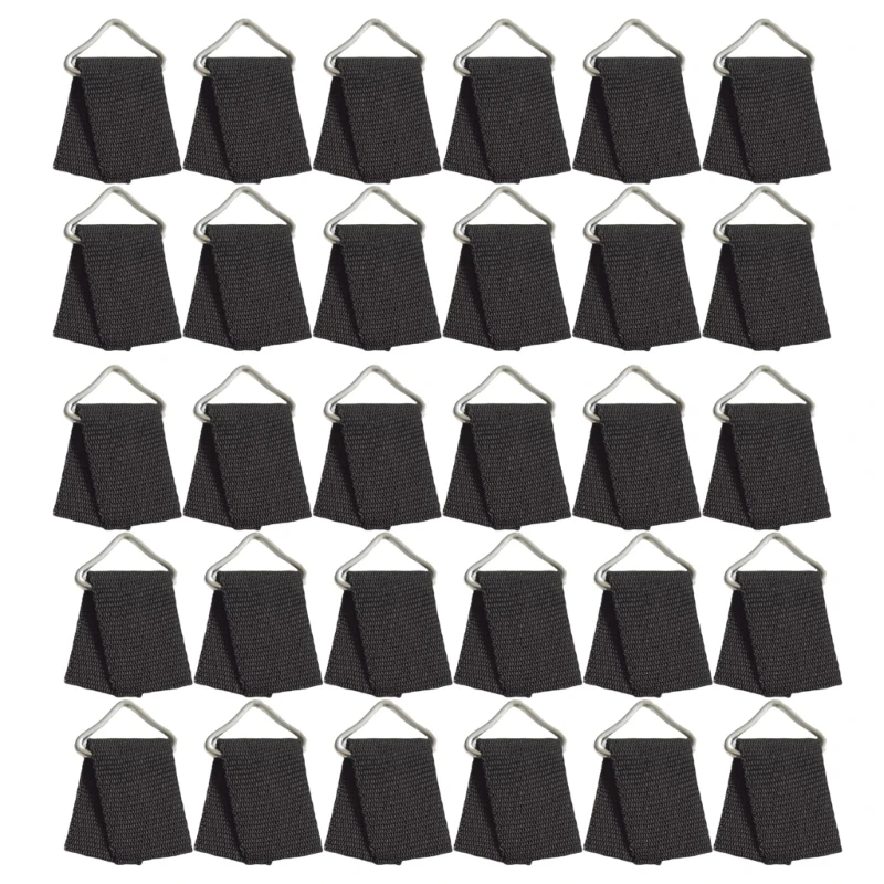J2HB 30Pieces Replacement Triangle Clip for Jumping Bed Repair Galvanized Steel