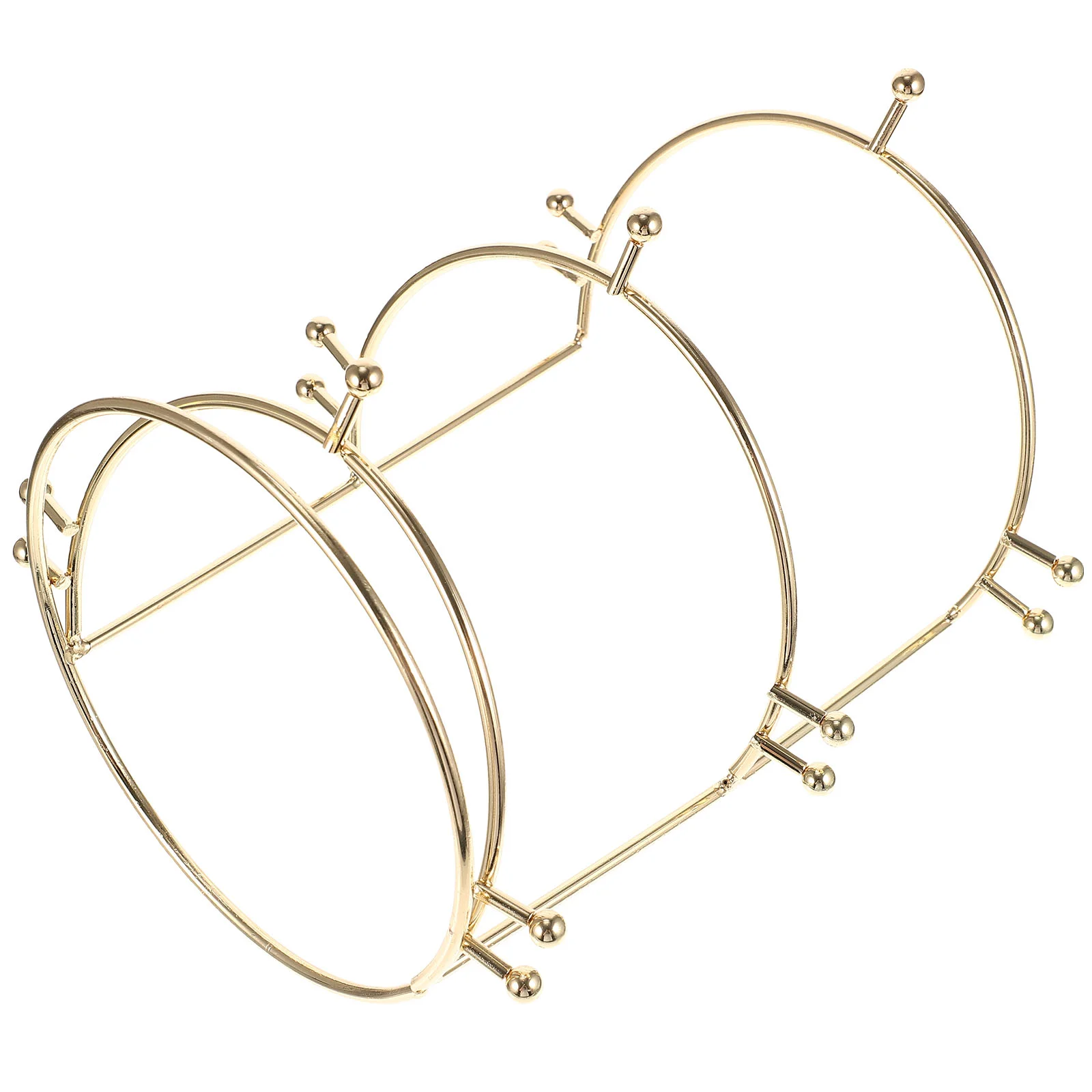 

Crown Display Stand Headpiece Rack Headband Bride Storage Holder for Home Alloy Hair Miss