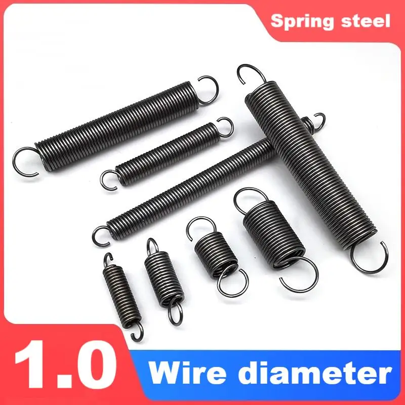 

Spring steel tension spring,Sowing machine, flat mop, tension spring, yellow binding machine, desk lamp small spring Wire dia1mm