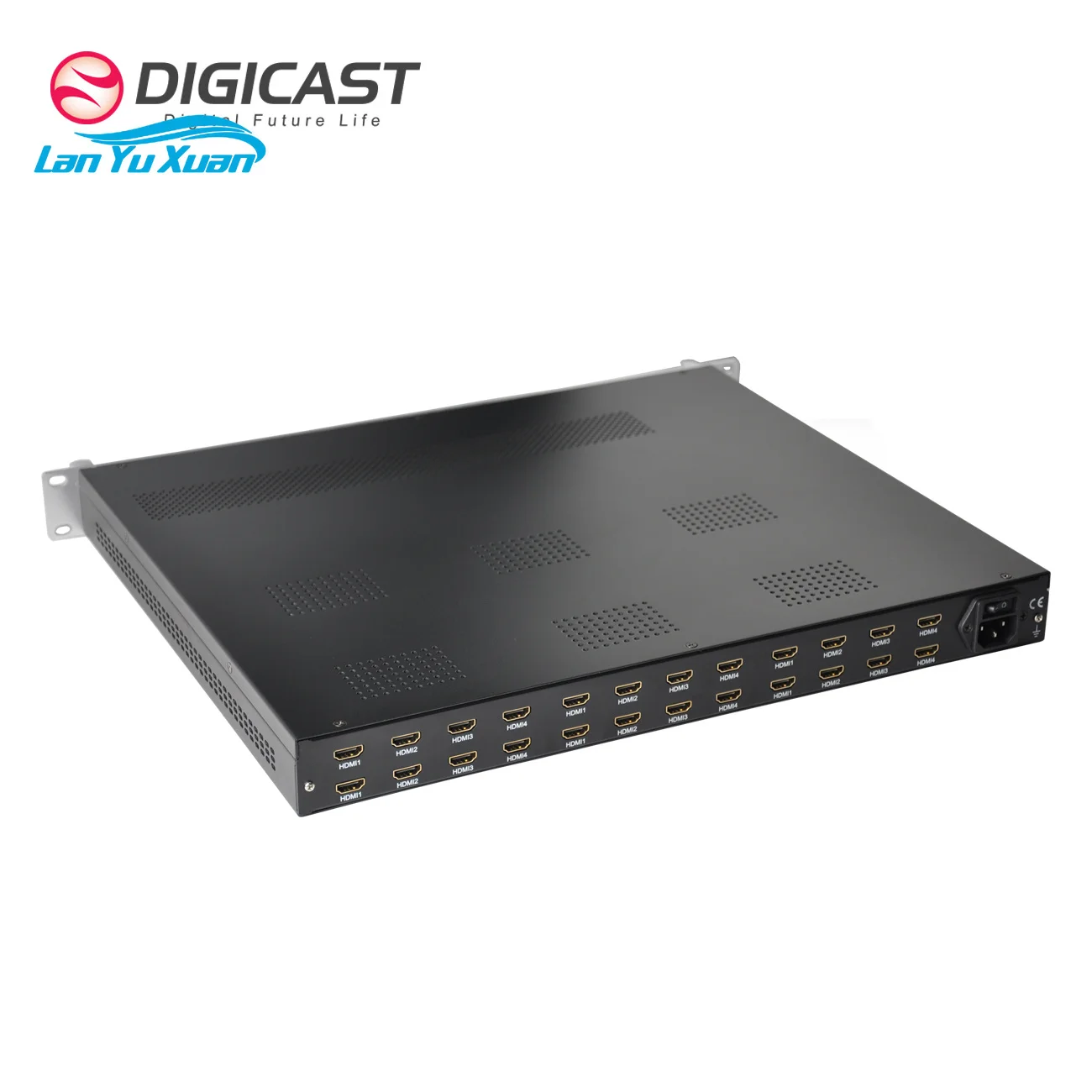 DIGICAST DMB-8820E 24 HD ASI Encoder Multiplexer with H.264 Compression MPTS ASI UDP Multicast for DTV Broadcasting