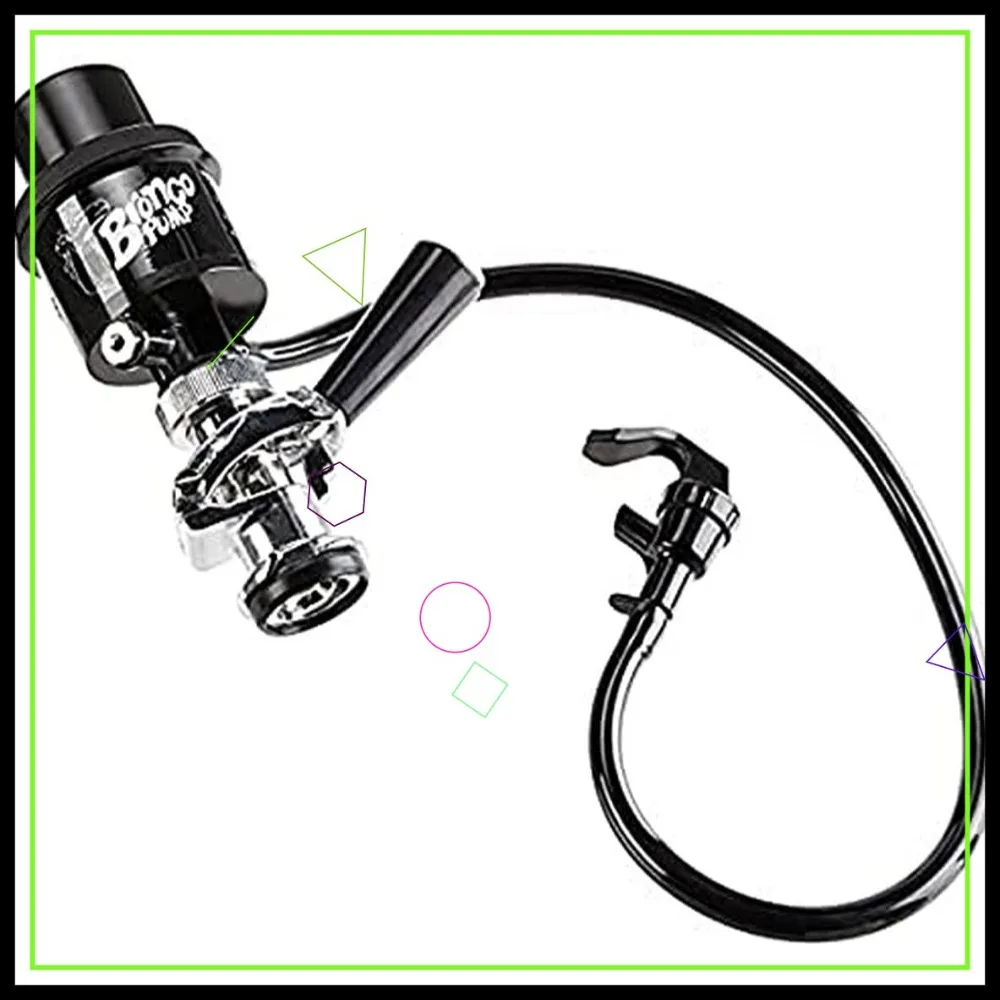 

Taprite Keg Pump, D System, Black - Portable Beer Dispenser for Home Use