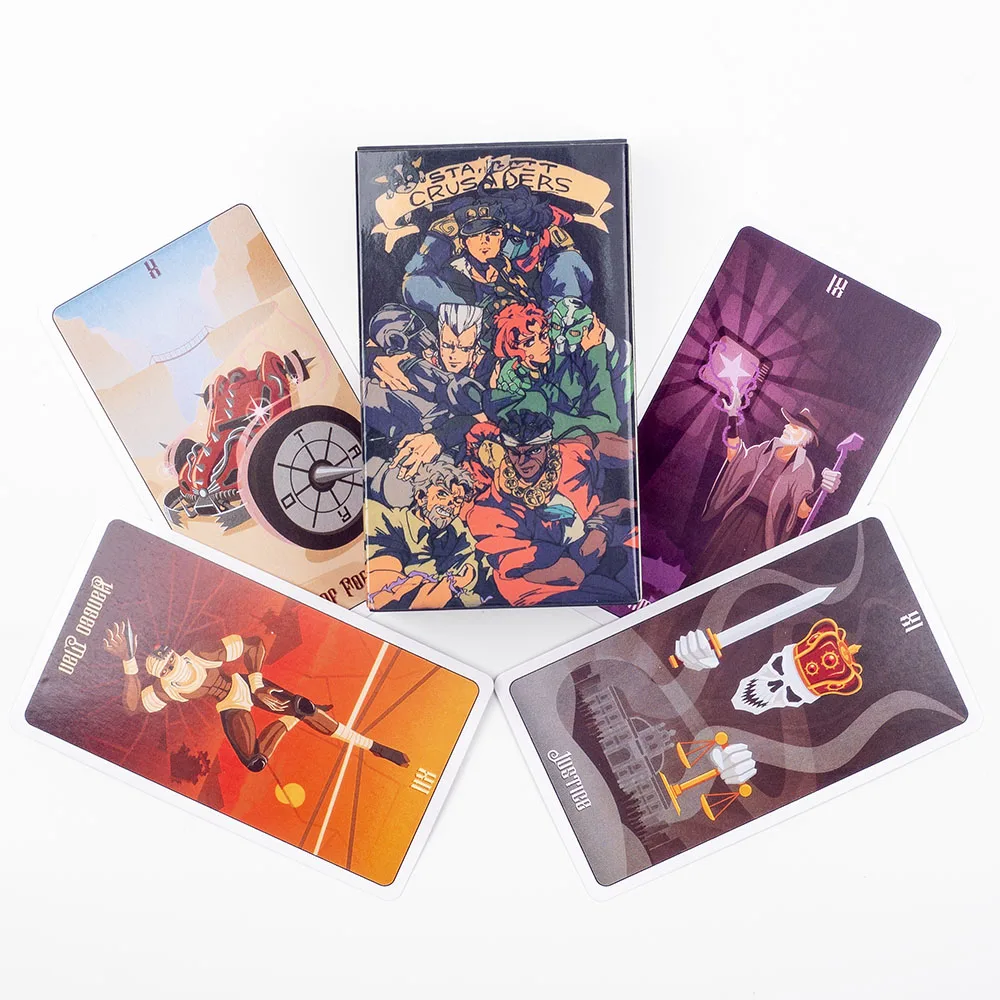 

Карты Таро JoJo's Bizarre Adventure и карты Девяти Богов: игровая колода для досуга, развлечений, семейных встреч и гаданий