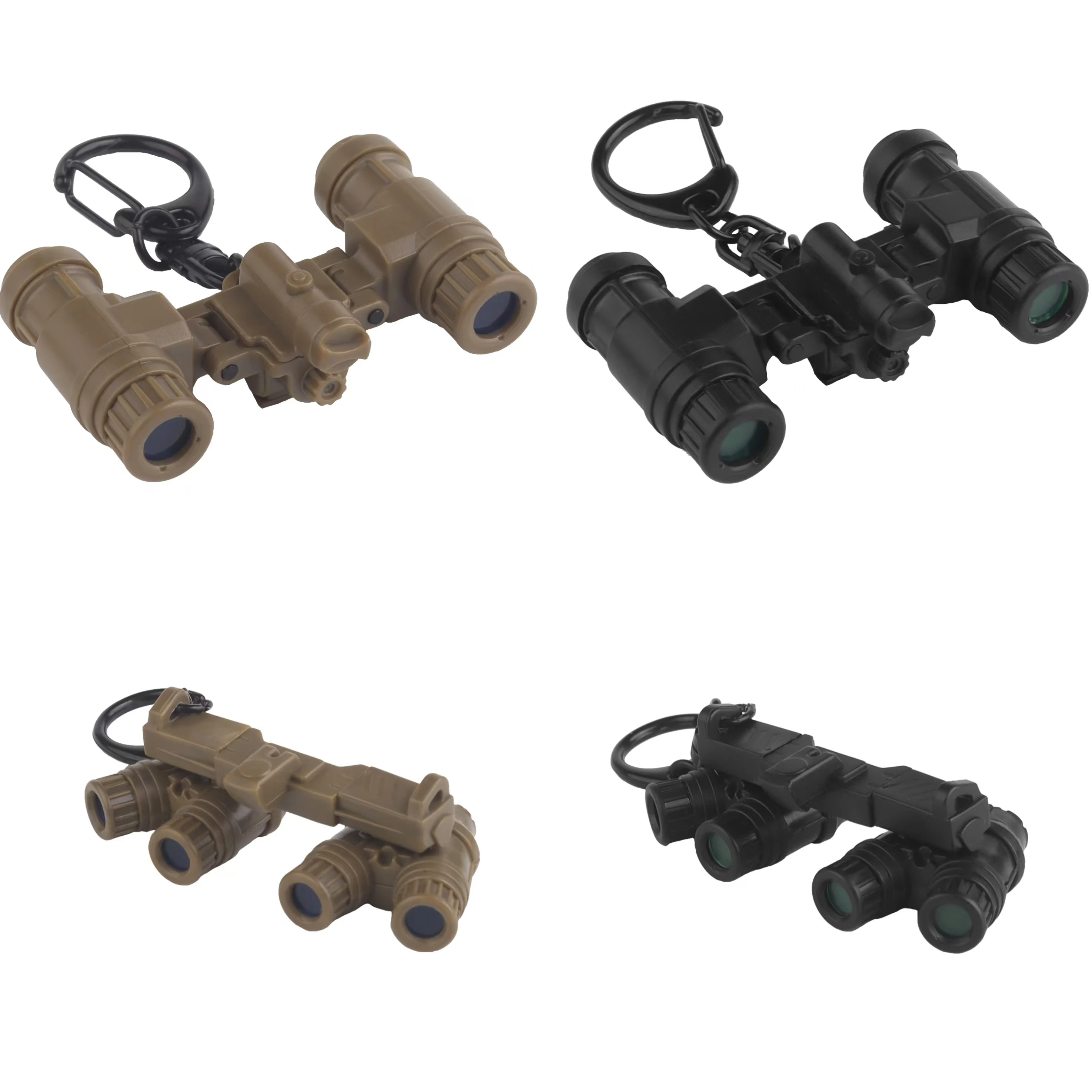 Tactical NVG Night Vision Keychain Dummy Model GPNVG18/PVS31 For Backpack Key Ring Hunting Decoration Gift Accessories