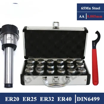 ER20 Chuck ER32 ER40 ER Chuck Collect Spring Clamps Chuck Set Morse Holder MTB2 MTB3 MTB4 MTB5 Tool CNC Milling Lathe Tool Holder