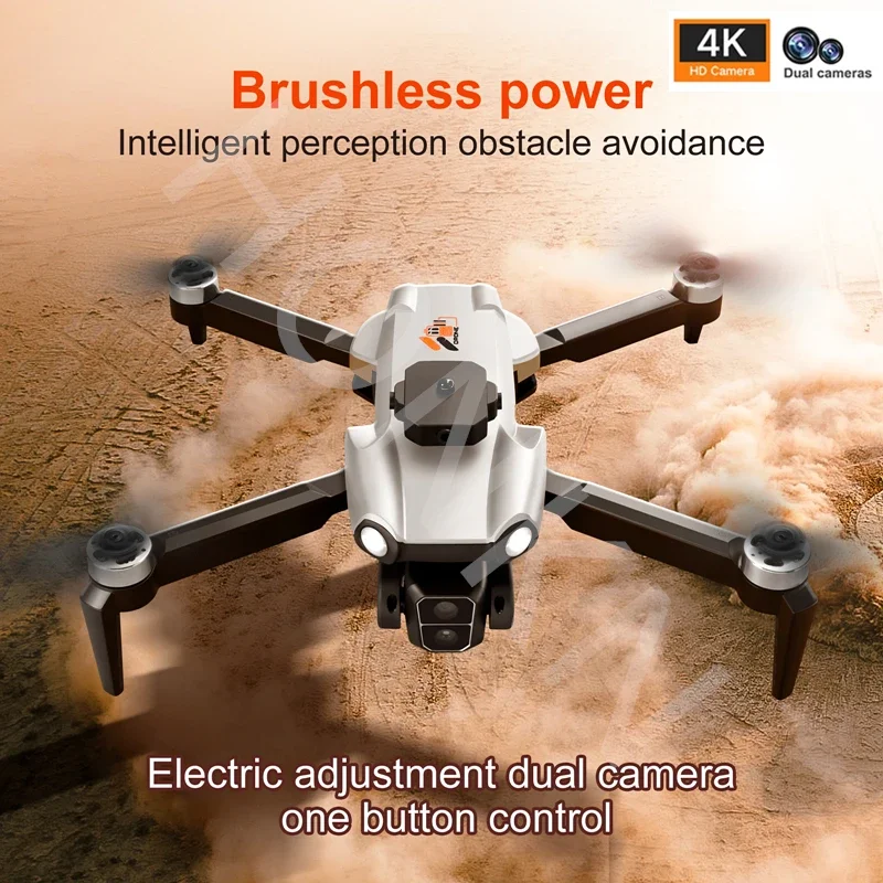 

s119 4K Aerial Photography WIFI FPV RC Drone 4Way Avoiding Obstacle Folding brushless optical flow positioning Control Drone Toy