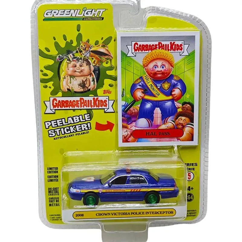 

GreenLight 1:64 Scale 2008 CROWN VICTORIA POLICE INTERCEPTOR Green Machine Alloy Car Model Collection Display Ornament Toy Gift