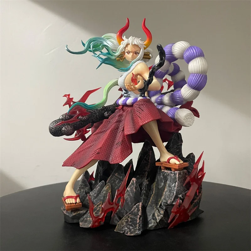 One Piece Yamato Actionfigur Manga One Piece Figur Anime-Zubehör 20cm Sammlerstück GK Statue Modell