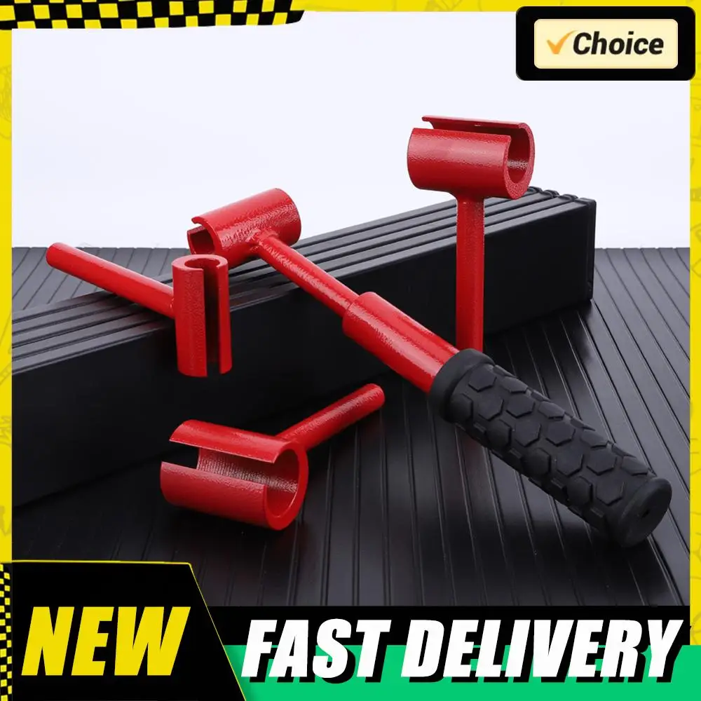 ヒンジ調整ツールセット-マルチサイズ精密ツール-ドアキャビネットヒンジ隙間修復レンチキット-交換用ヒンジレンチヘッド付き