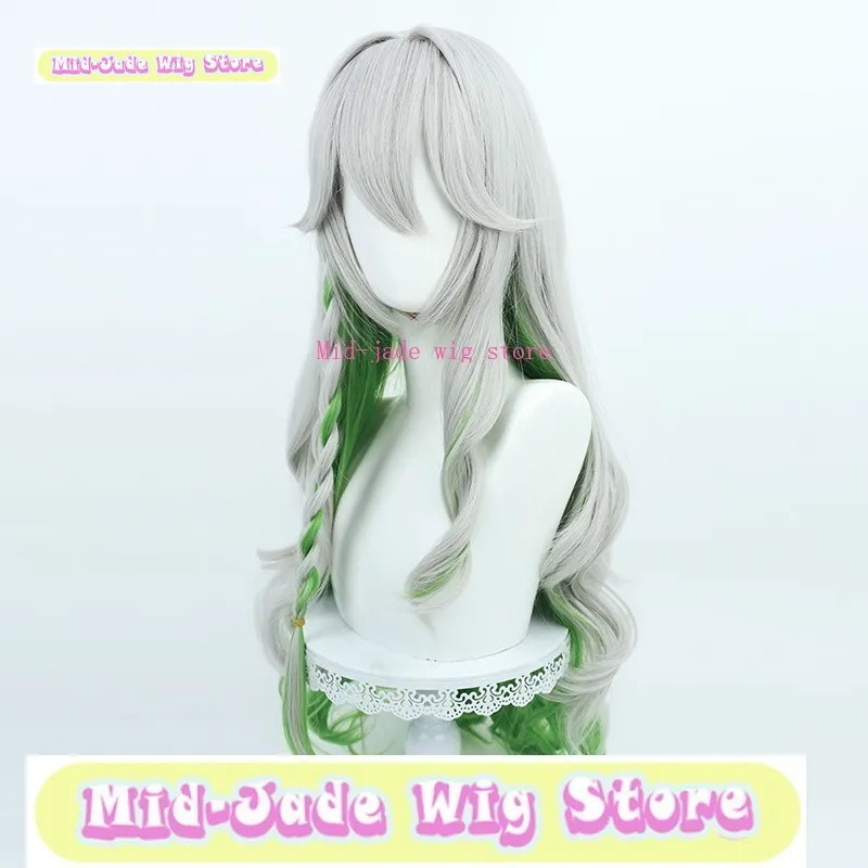 

Mid-jade Wig Store Genshin Impact Greater Lord Rukkhadevata Cosplay Wig Cosplay Party Costume Headwear Halloween Wig