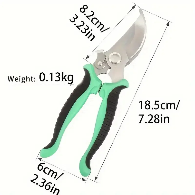 Horticultural Scissors Bird Beak Shape Branch Pruning Labor Saving Stainless Steel Fruit Picking Scissor