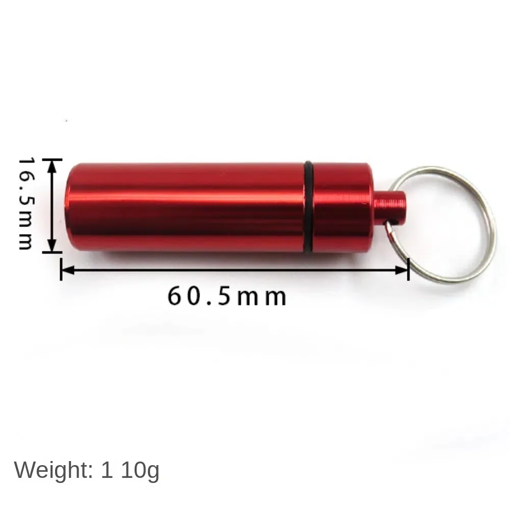 Mini Metal Toothpick Holders Seal Up Portable Tips Pill Containers Travel Storage Waterproof Pill Case Outdoor Travel