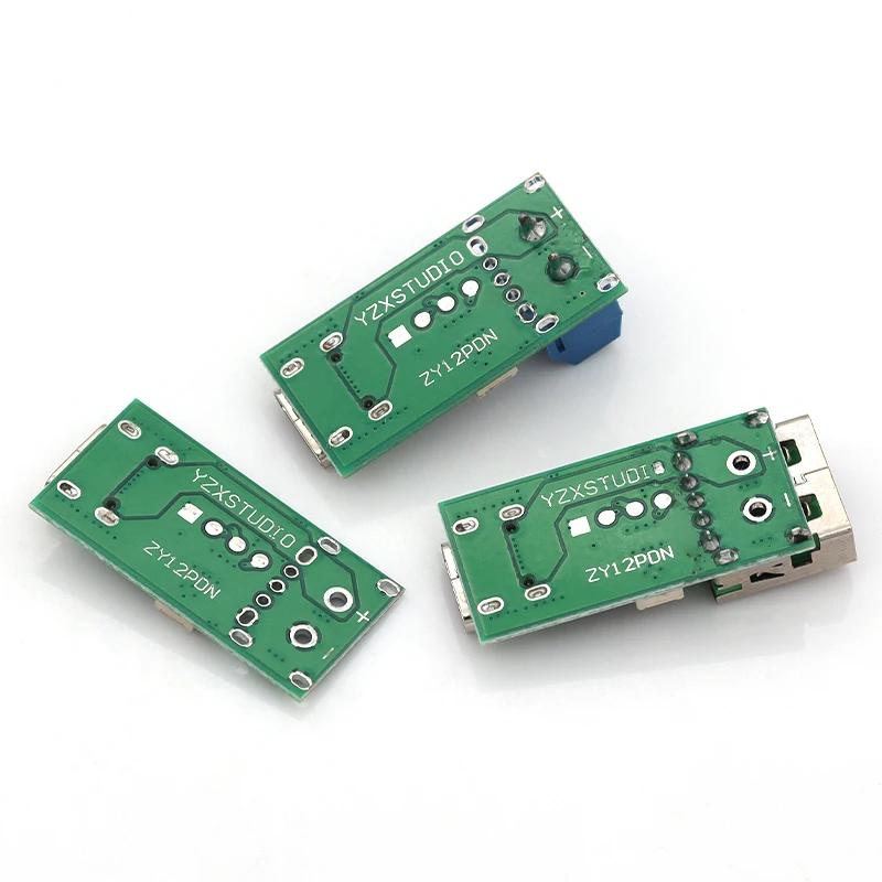 1/5/10Pcs ZY12PDN USB-C PD2.0 3.0 to DC Conversion Tricked Fast Charging Trigger Polling Detector Laptop Power Switch to Type-C