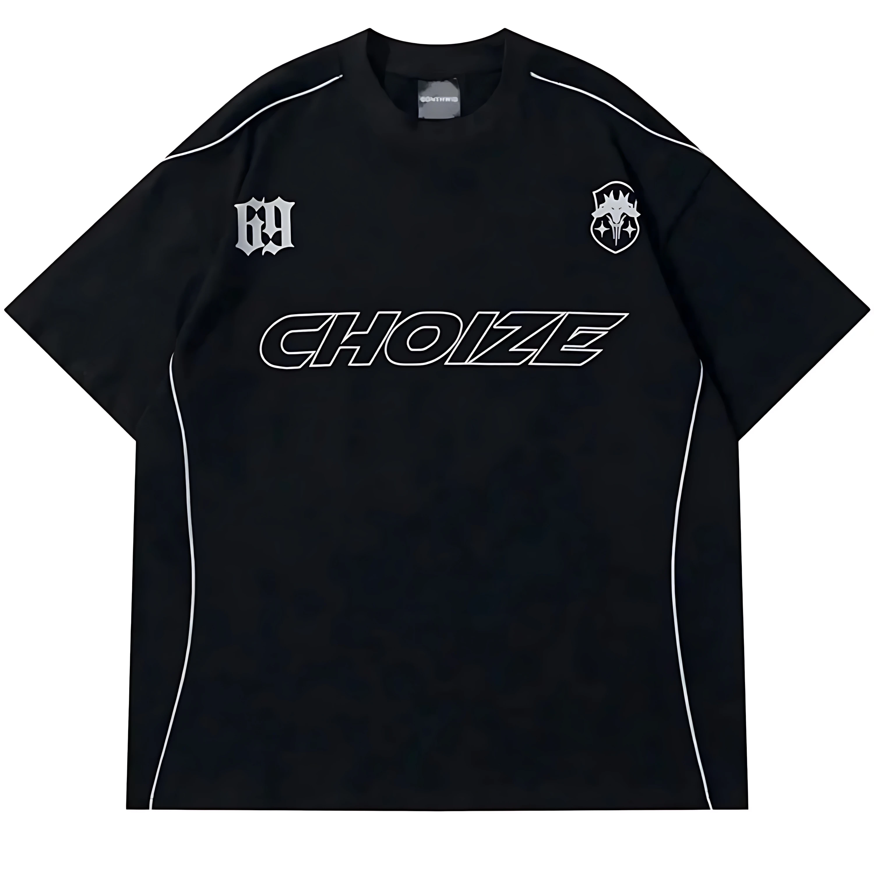 2026 Summer Men's T-shirt with Letter Print Breathable Lightweight Casual Fashionable Outdoor Style
