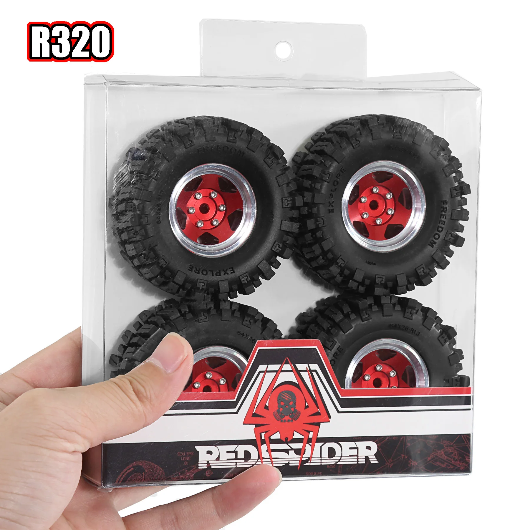 1.3 rodas e pneus Beadlock para carro rastreador RC 1/18 TRX4M FCX18,1/24 SCX24 FCX24, rodas e pneus de caminhão RC