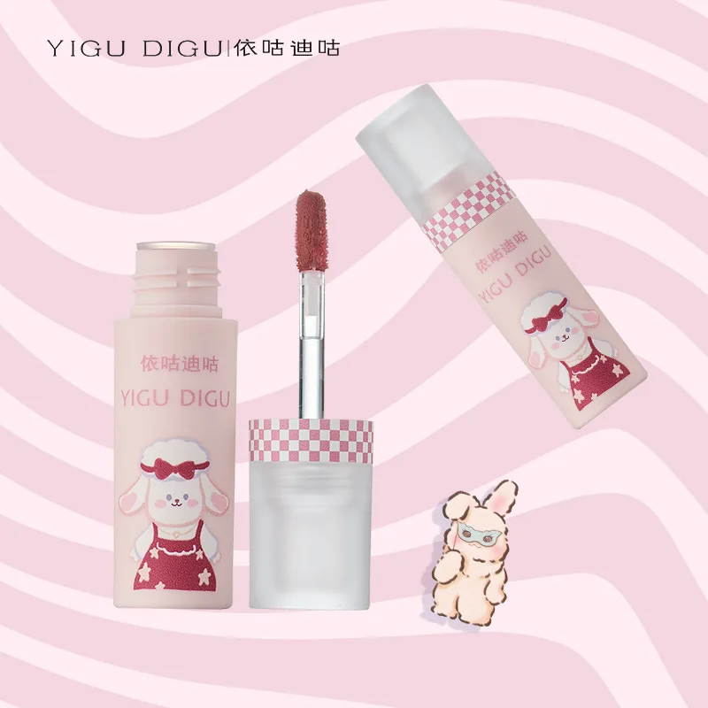 YIGU DIGU Opera Troupe Performance Notes Lip Glaze Matte Velvet Lip Mud Whitening Lipstick