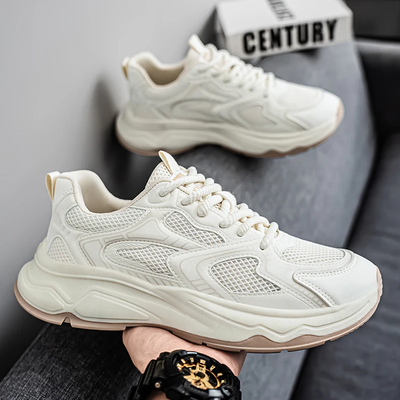Men's Speed Casual Sneakers Spring Summer Soft-sole Anti-slip Breathable Outdoor Running Shoes Fashion Youth Joker Sports Shoes