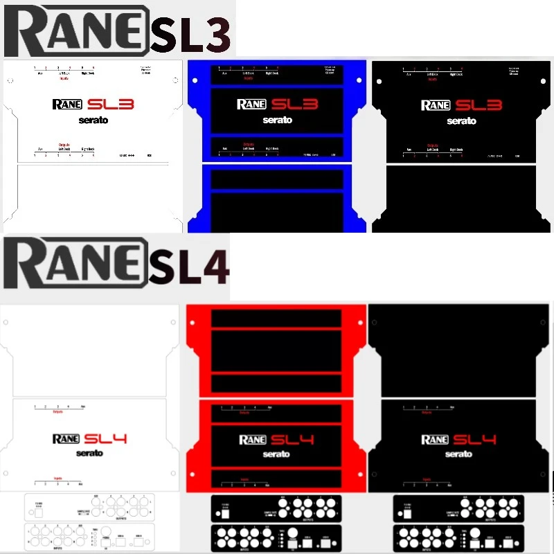 Película Protetora para RANE SL2 SL3 SL4, Skin de Cobertura Total para Interface de Áudio e Controlador DJ Serato, Material PC Importado