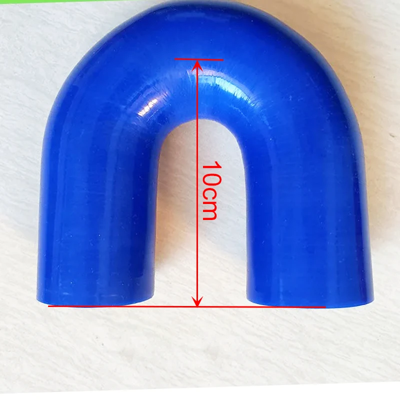 180 °   Siliconen Slang Slang Connector ID8-76mm Lengte100mm Auto Intercooler Turbo Inlaattraject Siliconen Pijp Koppeling