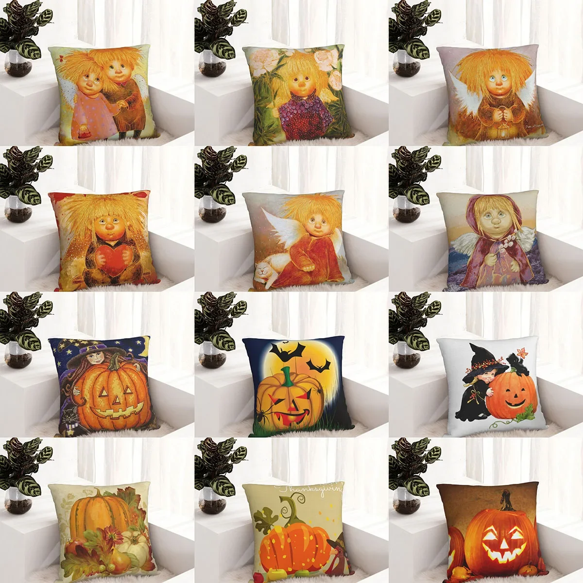 

Happy Thanksgiving, Turkey Square Pillowcase Polyester Pillow Cover Velvet Cushion Decor Comfort Throw Pillow For Home Sofa