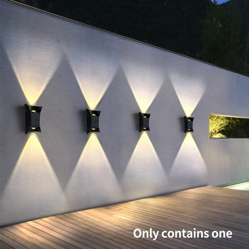 Lampu Dinding LED sensor tubuh Surya, lampu sensor tubuh Surya, lampu dekorasi keluarga, lorong teras, lampu dinding eksterior