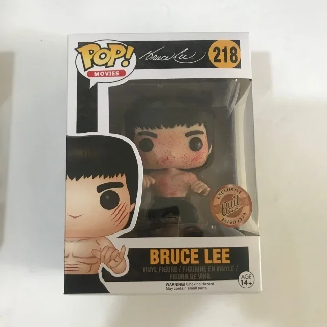 FUNKO Pop Exclusivo em Alta: Bruce Lee 219 # 592 #   218 Bonecos de Vinil Colecionáveis para Crianças - Presente Único