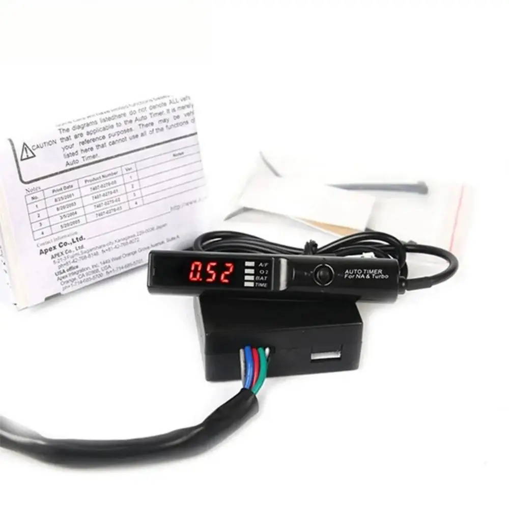 APEXI Turbo Timer Universal 12V Auto Timer Engine Delay Shut Off Turbo Protector Cool Down Timer for Turbo  Vehicle Accessories
