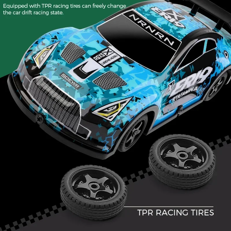 WLtoys 22206 1:22 Rc Drifting Car 4WD Off-Road Racing Met LED-verlichting 2.4G 15 KM/H Afstandsbediening Auto