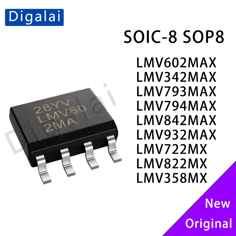 

LMVxxx*X Low Noise Op Amp IC Chip 1.8-5.5V 12MHz SOIC-8/SOT-23 for Industrial IoT Portable Medical Bulk Stock